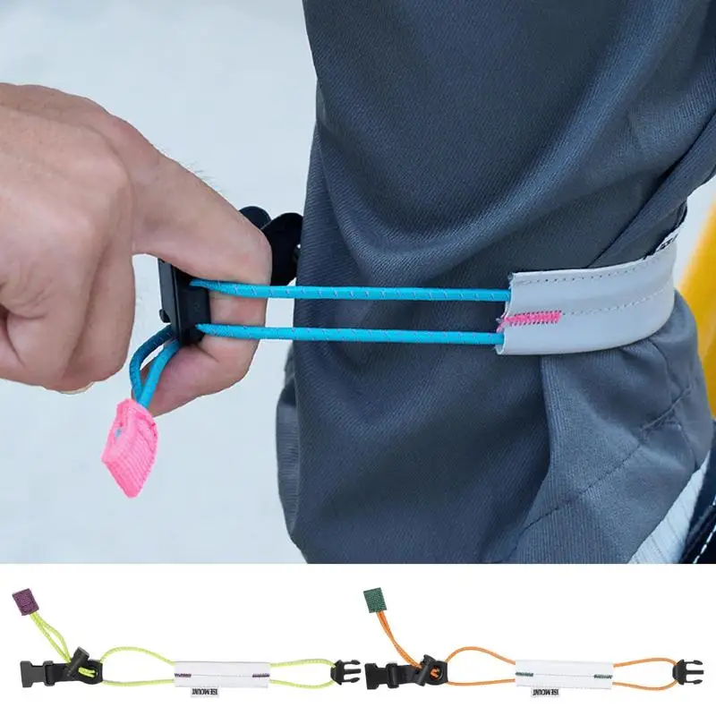 Cycling Pants Strap Wrist Ankle Bands Strap Reflective Adjustable Daily Use Riding Decor Trousers Blouses Straps Elastic Cycling