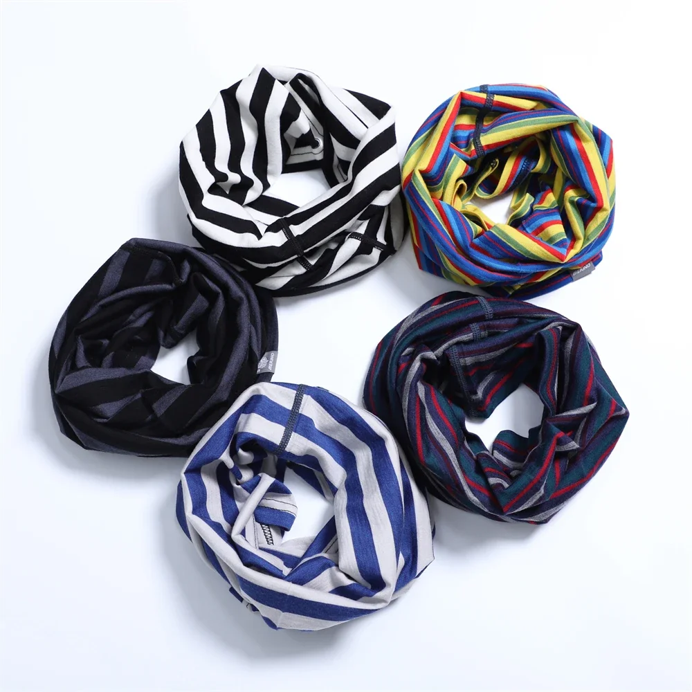 Merino Wool Move Neck Gaiter Unisex Merino Wool Headband Neck Warmer Ski Scarf Tube Scarf Multifunctional Breathable