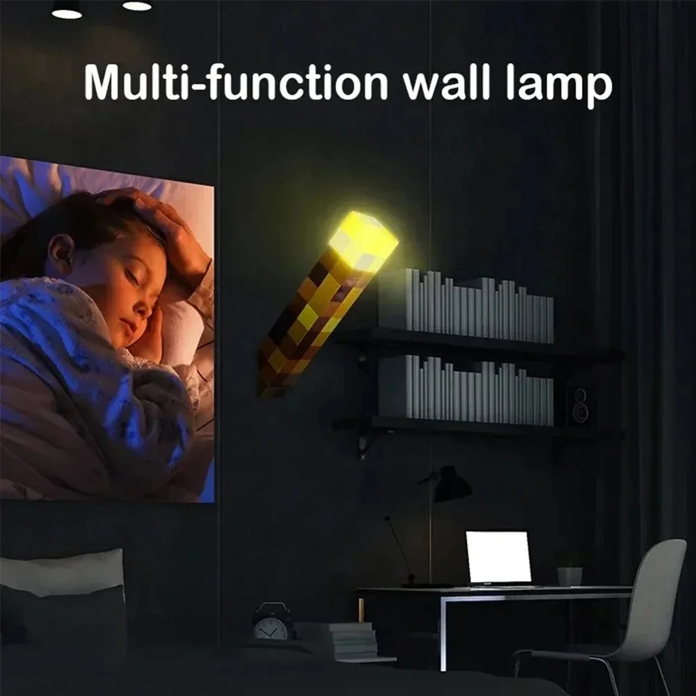 브라운 스톤 토치 LED 램프 물약 병 조명, USB 충전식 야간 조명, 어린이 크리스마스 선물 테이블 램프, 거실 침실 장식