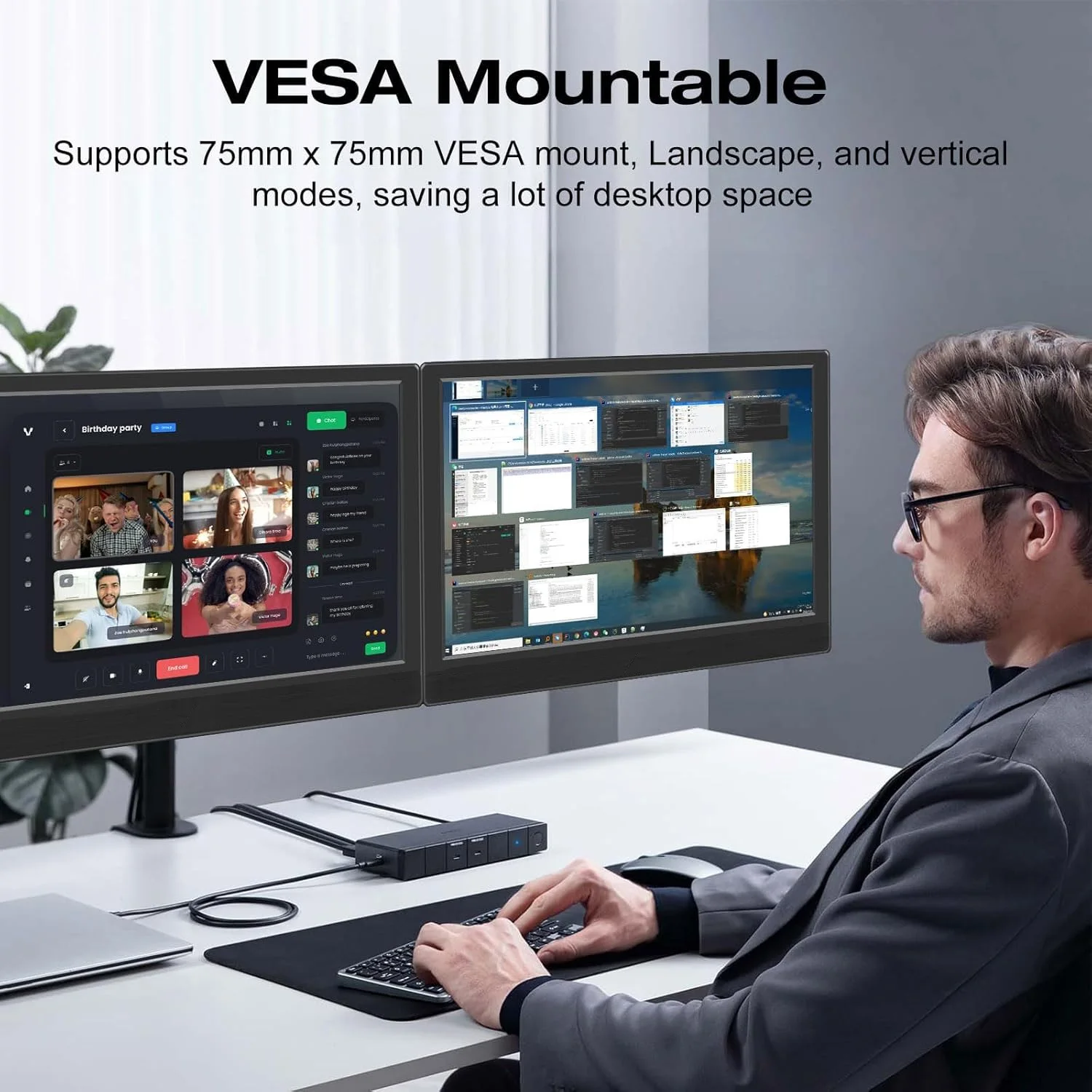 AHXJKA 11.6인치 휴대용 모니터 1366*768P IPS 타입-C 미니 HDMI 지원, 휴대폰, 노트북, Xbox, PS4/5, Mac, PC, PS, 스테이션 TV, 스위치 연결 가능