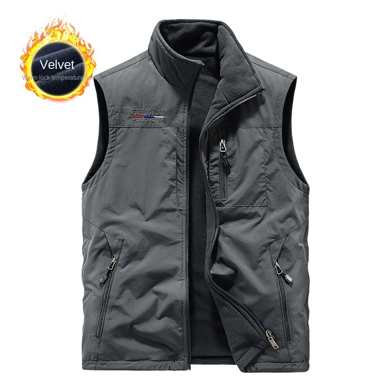 Fishing Vest Military Men's Clothing Outdoor Motorcyclist Cardigan Waterproof Unloading Mesh Elegant Luxury Tools Pocket
