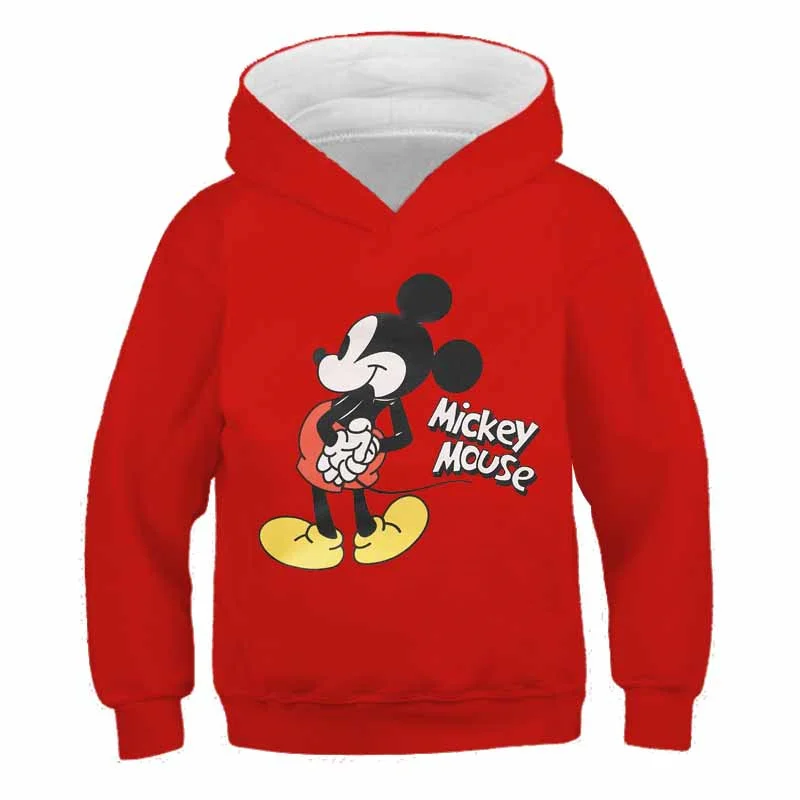

Cartoon Mickey Mouse Print Hoodies Kids Clothes Sweatshirt Girls Children Cotton Long Sleeve Sweatshirt Clothing Dropshipping