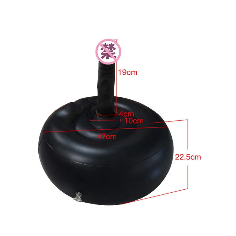 Thierry Inflatable Sex Cusion Dildo Durable Sex Furniture Inflatable Chair Cock Rider Rocker Ball SexToy Women Seat