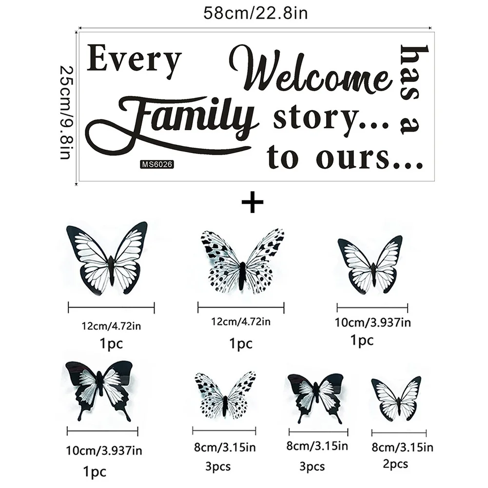 

Brand New High Quality Practical Useful Office Study Bedroom Corridor Hotel Wall Stickers Family Removable Vinyl