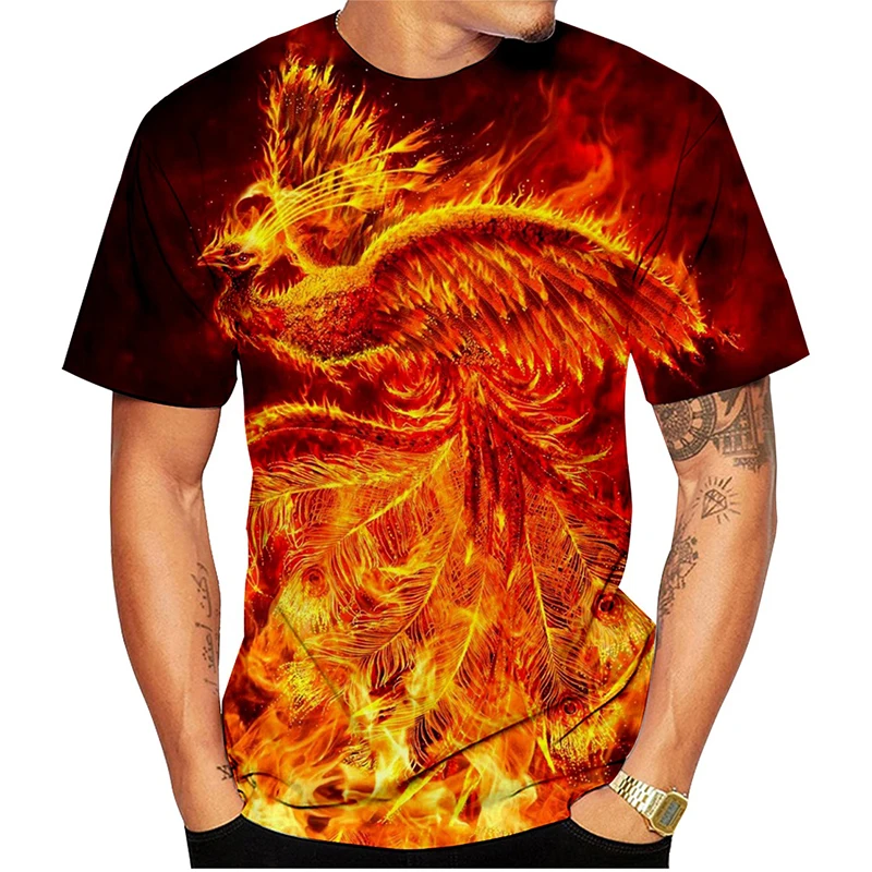 3D Print Short Sleeve T Shirt Streetwear Oversized Tops