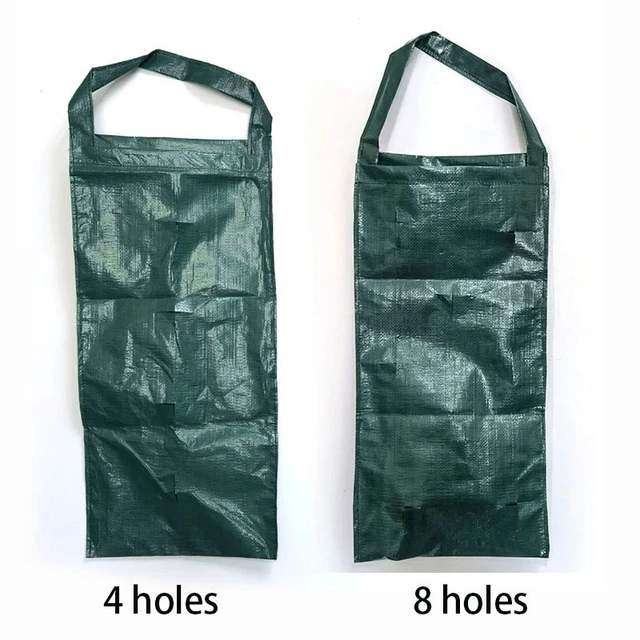 4/6/8/8/10 Lyukak Lógó Táska Eper Gyógynövény Óvodai Pot Pe Kert Virágzöld Termesztési Konténer Erkély Dekoráció - Image 3