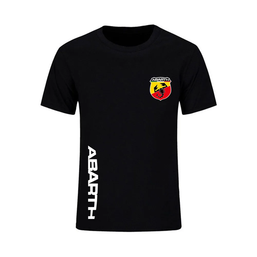 Футболка Abarth Scorpion с логотипом Мужская модная футболка хлопковая Детские Топы в