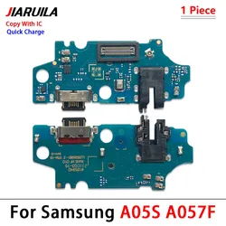 Universal USB Charger Charging Port Dock Connector with Microphone Board Flex Cable (A05S  With IC - A)