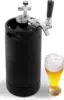 Pressurized Growler Tap System, 128oz Powder Coated Mini Keg Dispenser Portable Kegerator Kit, Co2 Pressure Regulator 1