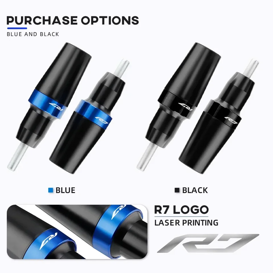 バイクのフレーム に適合する ヤマハ YZF R7 2021-2024 モト 落下保護アクセサリー バイク 改造パーツ オートバイ モーターサイクル 落下保護フレーム フレームスライダークラッシュプロテクター のために R7 2021-2024 オートバイアクセサリ 用 YZF-R7 2021  2022 2023 ... オートバイ に適合する ヤマハ YZF R7 R7 YZF 2021 2022モトクラッシュ落下保護アクセサリー クラッシュパッド