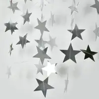10~40PCS Star Disc Party Flower Durable Photo Background 4 Meters 6 Optional Birthday Party Decorations Sewing Paper Flower 2