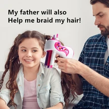 

Girl Automatic Hair Braider Electric DIY Hair Weave Machine Twist Knitting Roll Twisted Braiding Hair Styling Tools Girl Gift