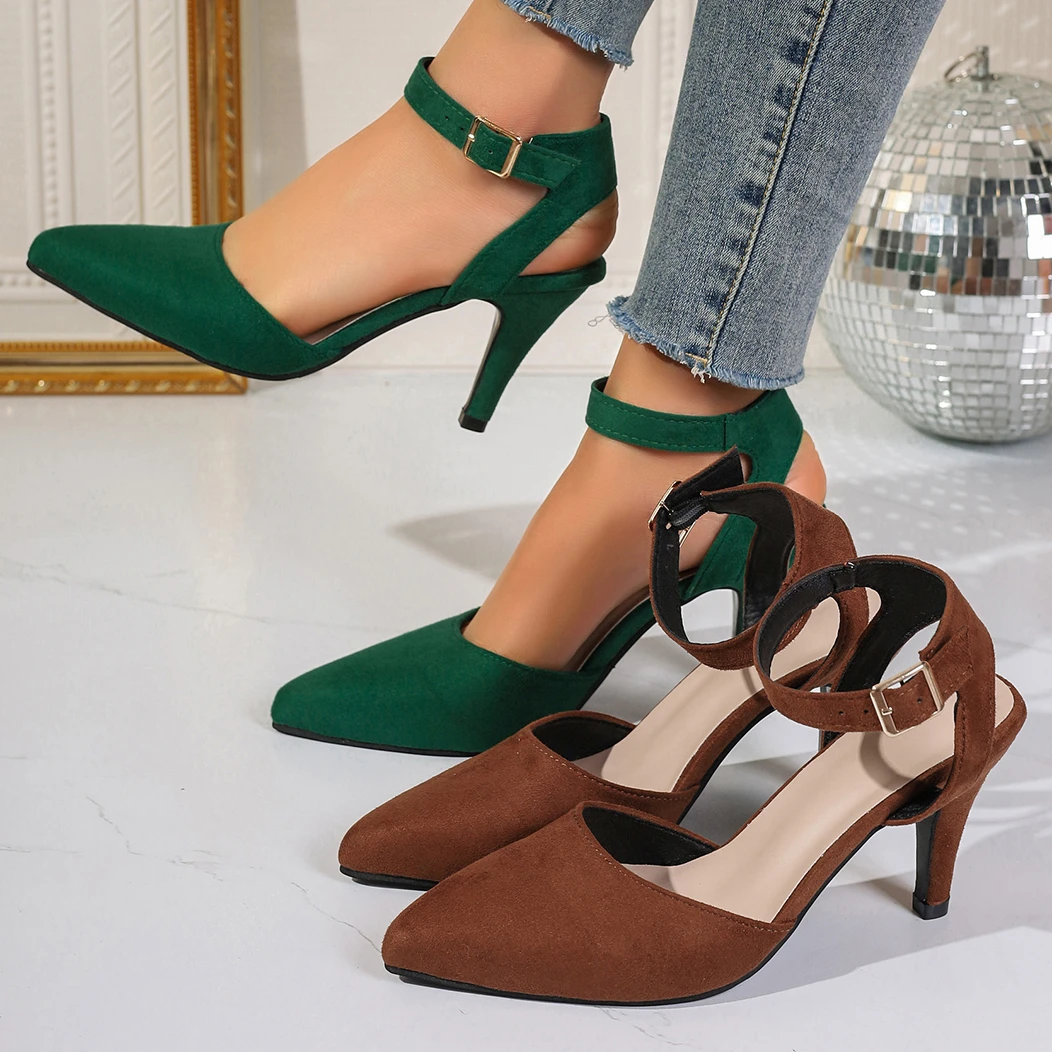 Women Sandals 2024 New Summer Pumps Fashion Women Office Shoes Sexy High Heels Stiletto Heels Women Sandals Sandalias De Tacón