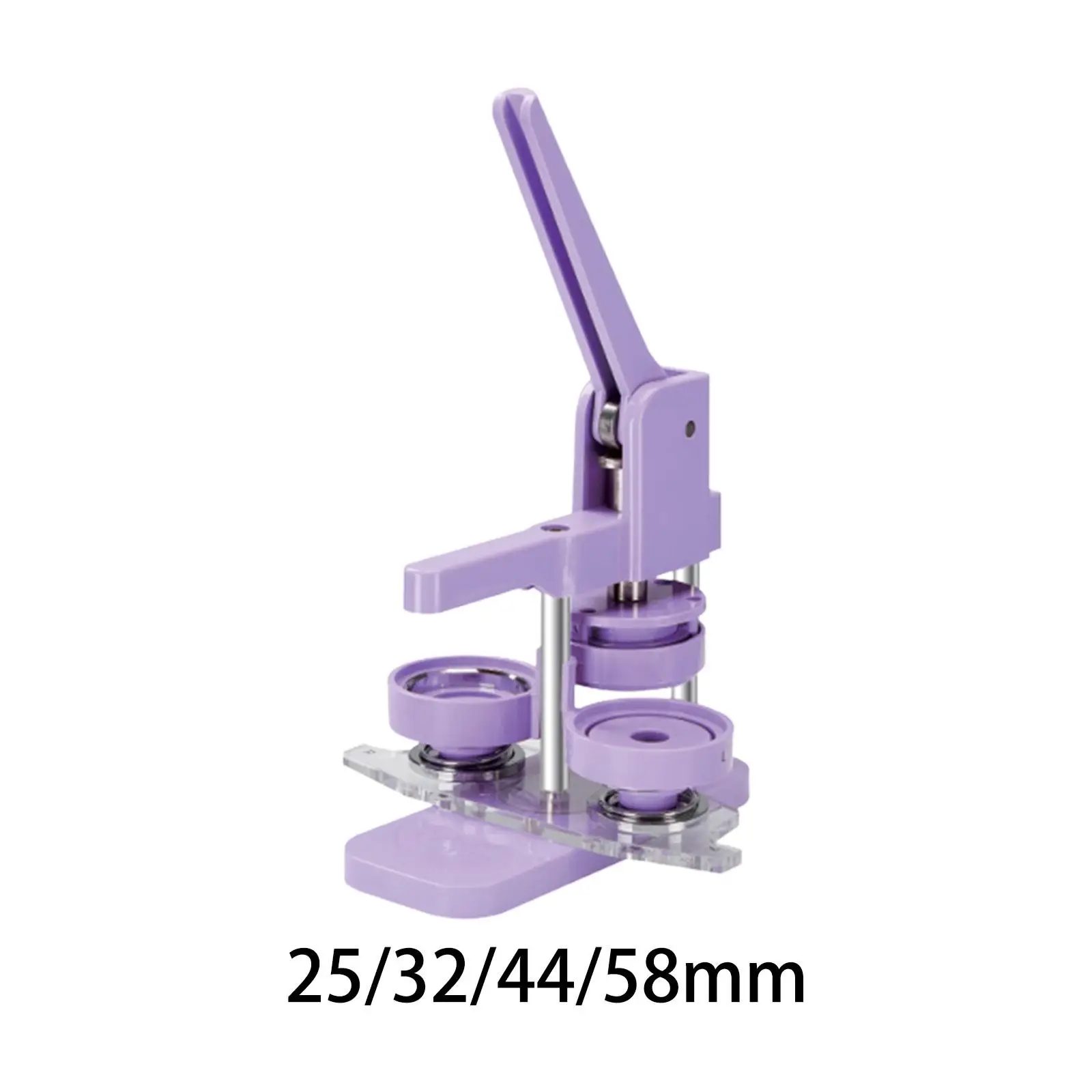 Button Maker Machine,Press Machine Supplies,Portable Tabletop Installation Free Making Tool,Manual DIY Pin Button Maker Badge