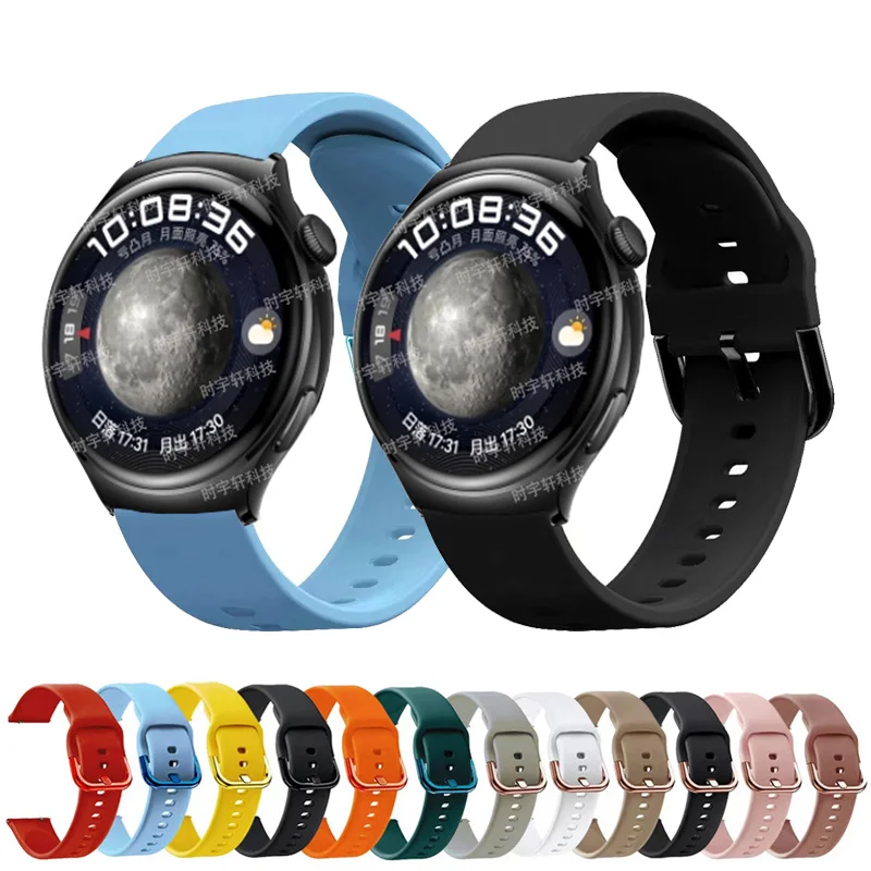 Cinturino In Silicone A Sgancio Rapido Da 22Mm Per Huawei Watch 4 Pro Sport Bracciale Per Huawei Gt 3 46Mm/Gt 2 Pro/3 Se/2E Smartwatch Strap