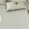 1PC Bed Sheet (Excluding Pillowcases), Soft and Comfortable Grid Bedding Sheet, Suitable for Bedrooms and Guestrooms 5