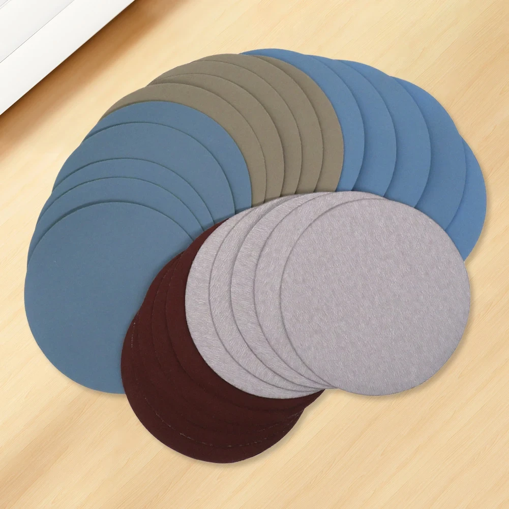 25pcs Wood Metal Polishing Sandpaper Hook Loop Sanding Discs 1000-5000# For Wet/Dry Sanding Grinder Polishing 4.8 5 sanding discs mini sandpaper kit polish sand paper sandpaper tools sandpaper set