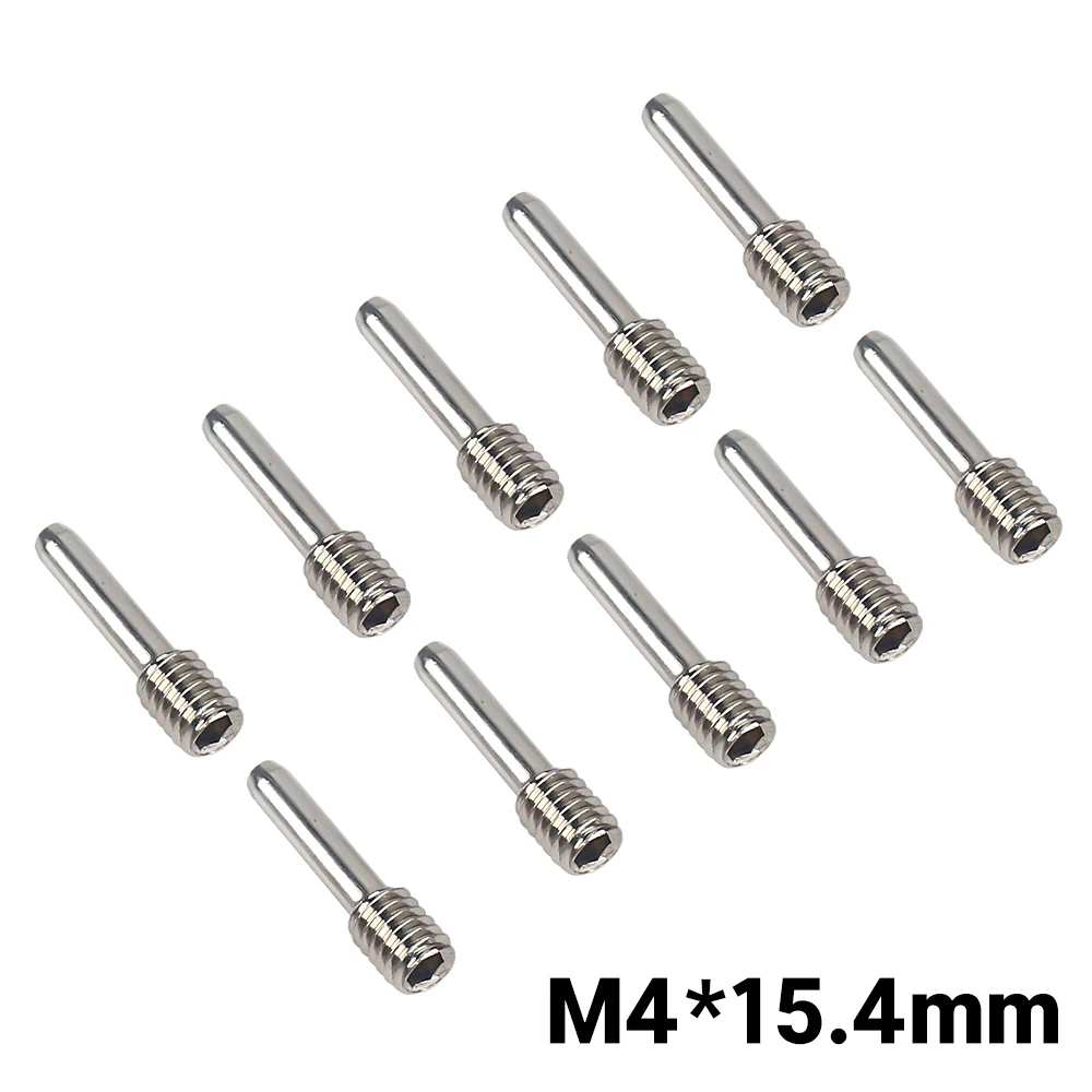 INJORA 10Pcs 스테인레스 스틸 M3 M4 1/10 RC 자동차 크롤러 용 헤드리스 육각 드라이브 샤프트 나사 핀
