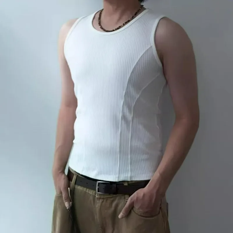 남성 캐주얼 조끼 타이트핏 통기성 좋은 시원한 아웃도어 하이킹 등산 사이클링..