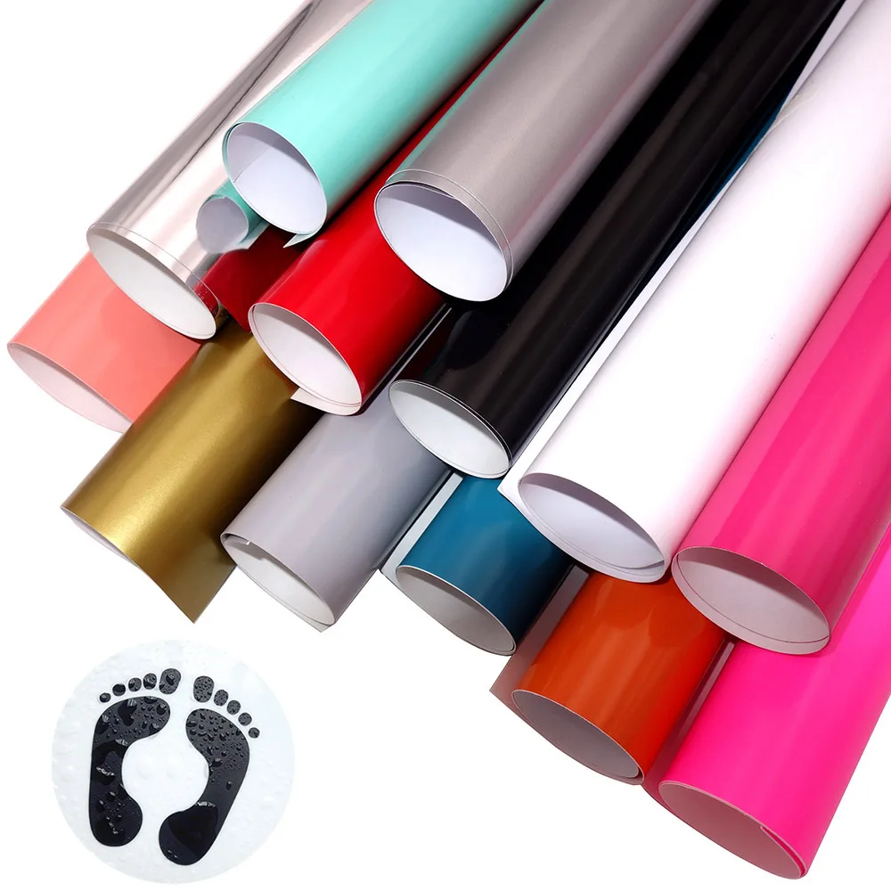 Permanent Adhesive Vinyl for Cutting Machines Silhouette Craft Cutters Decals Stickers