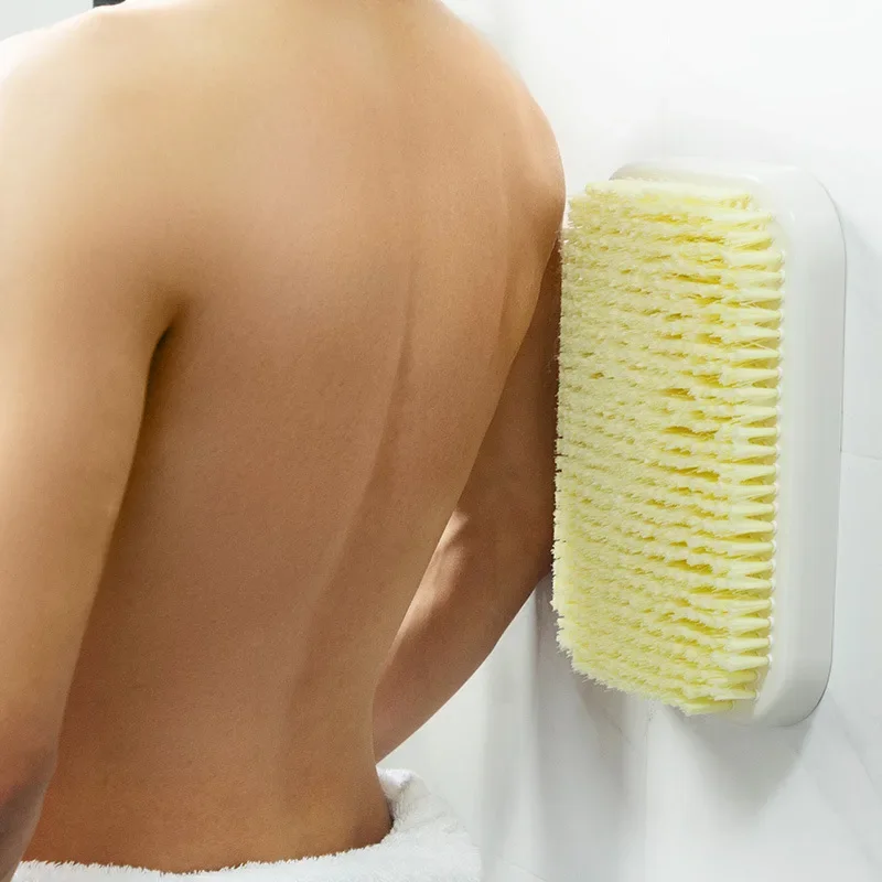 Body Brush Back rubbing brush Shower Exfoliating Back Brush Wash Bathroom Clean Tools Scrub Belts Stain Removal Massage Brushes 2