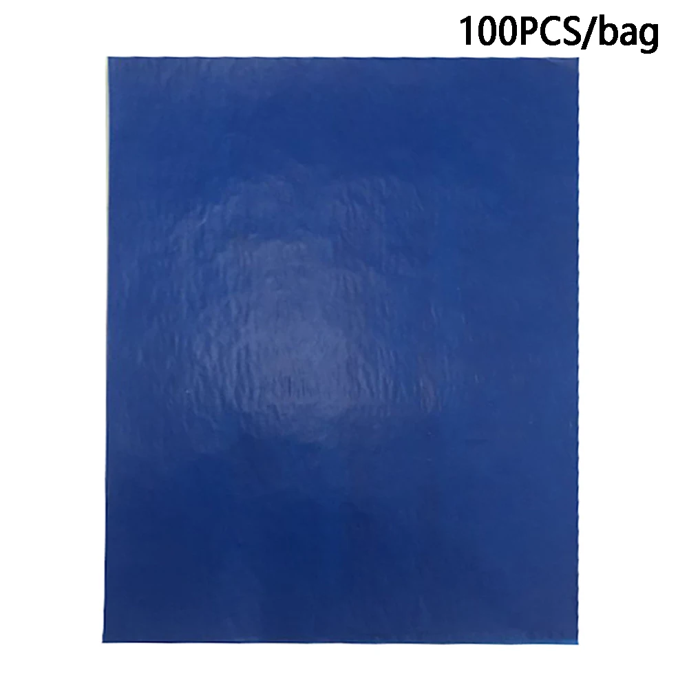 Carbon Paper 100pcs Colorful Carbon Paper Painting Embroidery Reusable Craft Transfer One Side Fabric Drawing Multifunctional A4 Tracing Copy