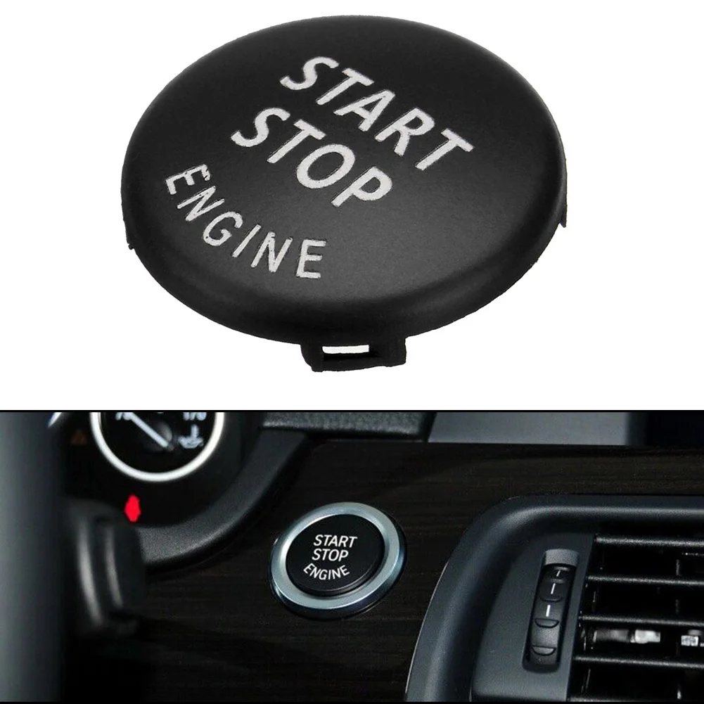 Car engine start button cover 1Pcs Car Front Center Start Stop Engine Button Switch Cover For BMW 1 3 5 Series E87-E93 E60 X1 E84 X3 E83 X6 E71 Z4 E89