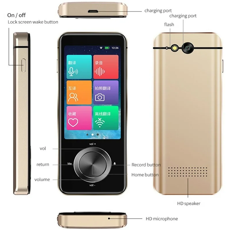 TTAKA7 Instant Voice Translator offline Language Translator In Real Time Smart Voice Portable Instant Translators