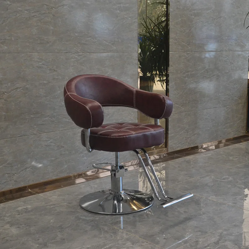 Barbershop Beauty Barber Chair Salon Makeup Swivel Saddle Hairdressing Chair Cosmetic Recliner Silla De Barbero Salon Furniture