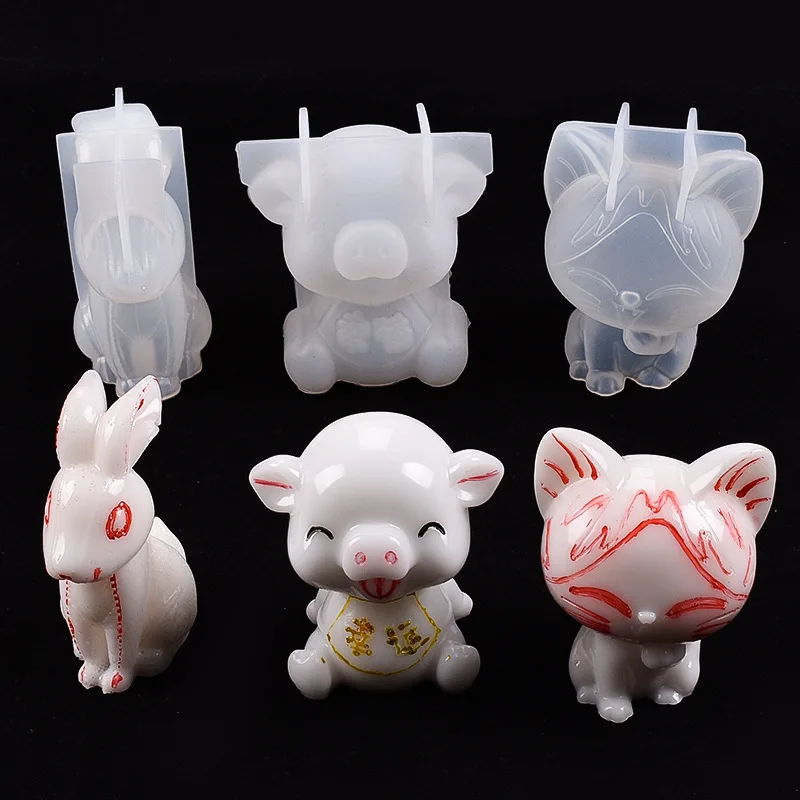 Moules Silicone Animaux Marins – Lot De 3 Pour Chocolat, Glaçons, Savon, Pâtisserie – Diamètres 5,5 à 8,2 Cm