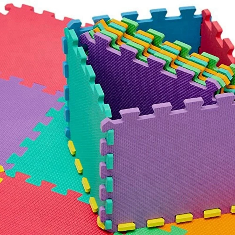 Play Mats Puzzle Modular Colored 20 Pieces 30X30 Cm Soft Eva Foam Children's Puzzle Rug For Tatami 2