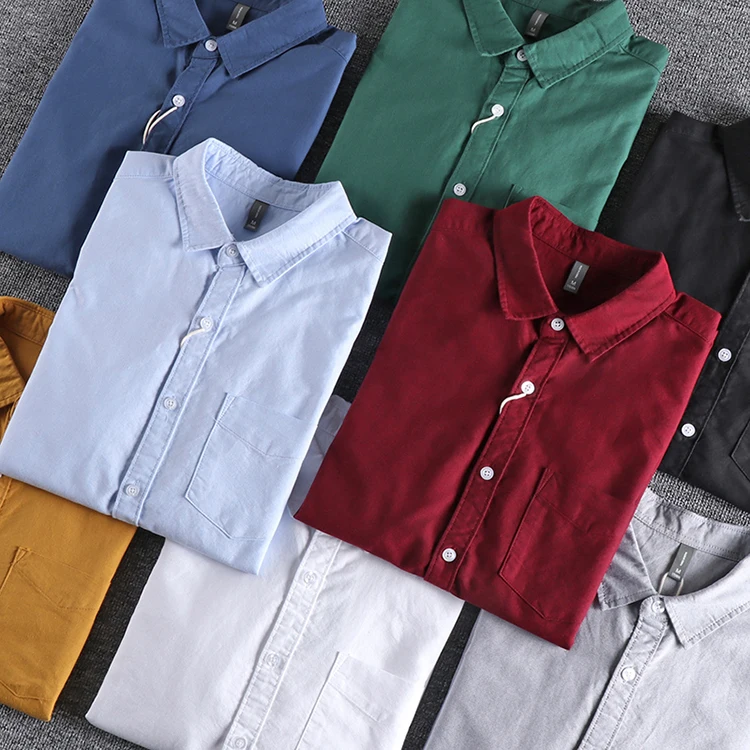 Men’s Oxford Cotton Shirt - Casual Smart Outfit Inspiration