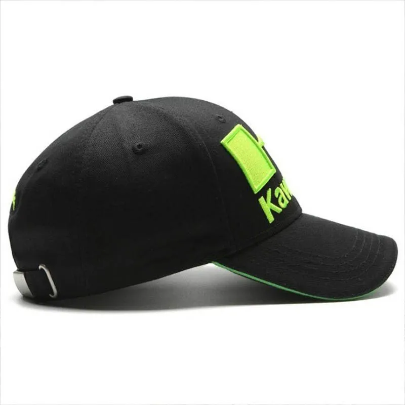 New Kawasaki Motorcycle Baseball Hat Racing Team Outdoor Sports Hardtop Duck Tongue Hat Men's Sunshade 5