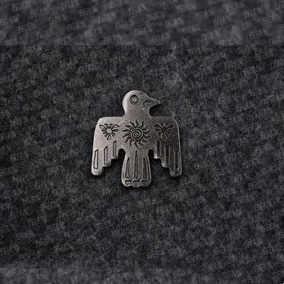 American High Quality Sun God Thunder Bird Brooch Ancient Traditional Totem Bronze Badge Classic Clothing Accessories
