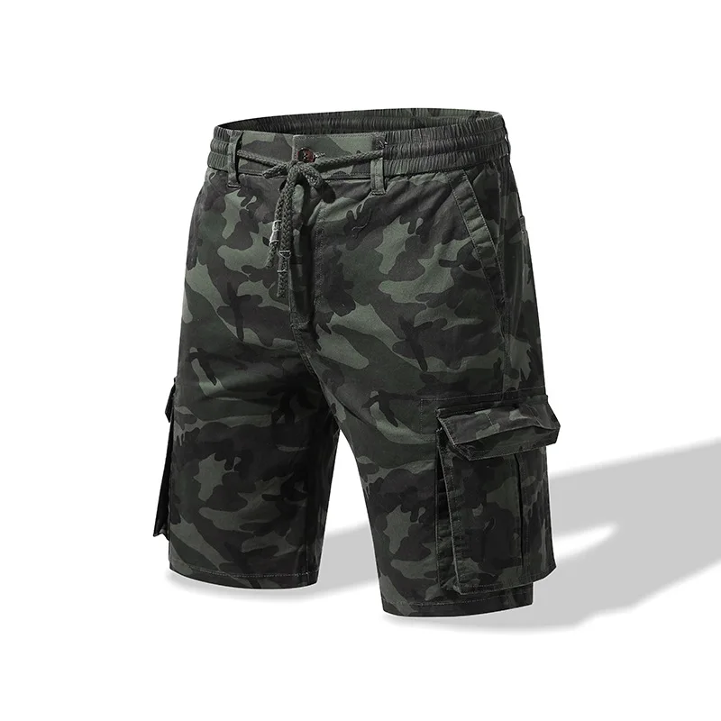 Workwear Shorts Popular Camouflage Men's Summer High Street Ruffian Handsome Trend Versatile Straight Tube Casual Pants