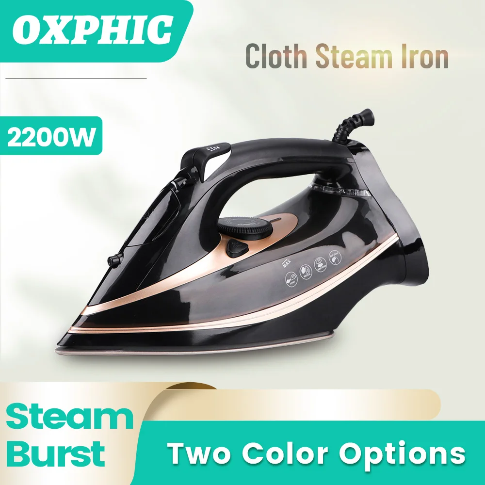 OXPHIC Cloth Steam Iron 2200W Steam Iron For Clothes Self Clean Steam