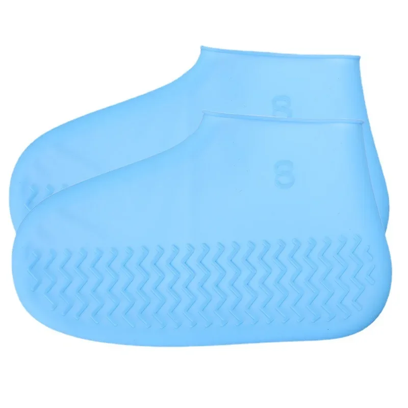 Reusable Latex Waterproof Rain Shoes Cover Non-Slip Silicone Overshoes Boot Covers Unisex Shoes Accessories shoe covers
