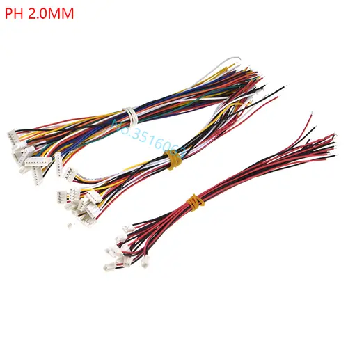10Pcs 1.0 1.25 1.5 2.0 2.54 Sh/Jst/Zh/Ph/Xh 1.0mm 1.25mm 1.5mm 2.0mm 2.54mm Female Plug Connector With Wire 2/3/4/5/6/7/8/P Pin - Image 5