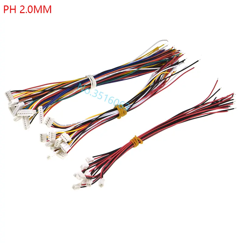 10Pcs 1.0 1.25 1.5 2.0 2.54 Sh/Jst/Zh/Ph/Xh 1.0mm 1.25mm 1.5mm 2.0mm 2.54mm Female Plug Connector With Wire 2/3/4/5/6/7/8/P Pin - Image 5