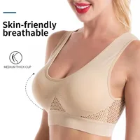 Women's Sports Bra for Small Busts Push-up Fit Fitness Running Yoga Wire-Free Plus Size Breathable Sports Bra S-5XL - Image 4