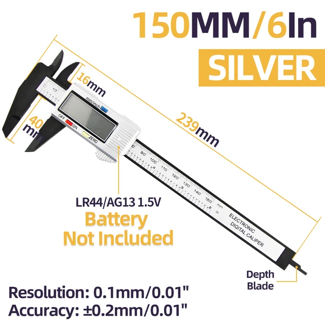 Caliper Silver 150