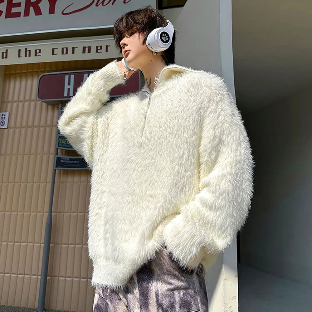 Рисунок 5 - Мужской вязаный свитер на молнии Y2K