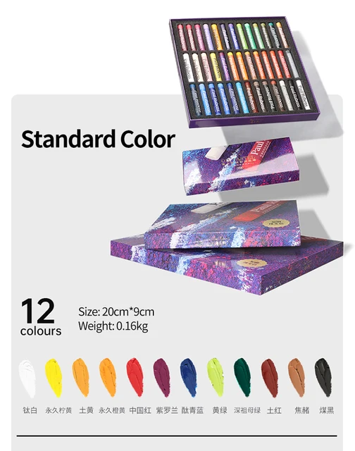 Set 6 Pastelli A Olio Bianchi Paul Rubens - Per Artisti Professionisti E Principianti - Foto 9