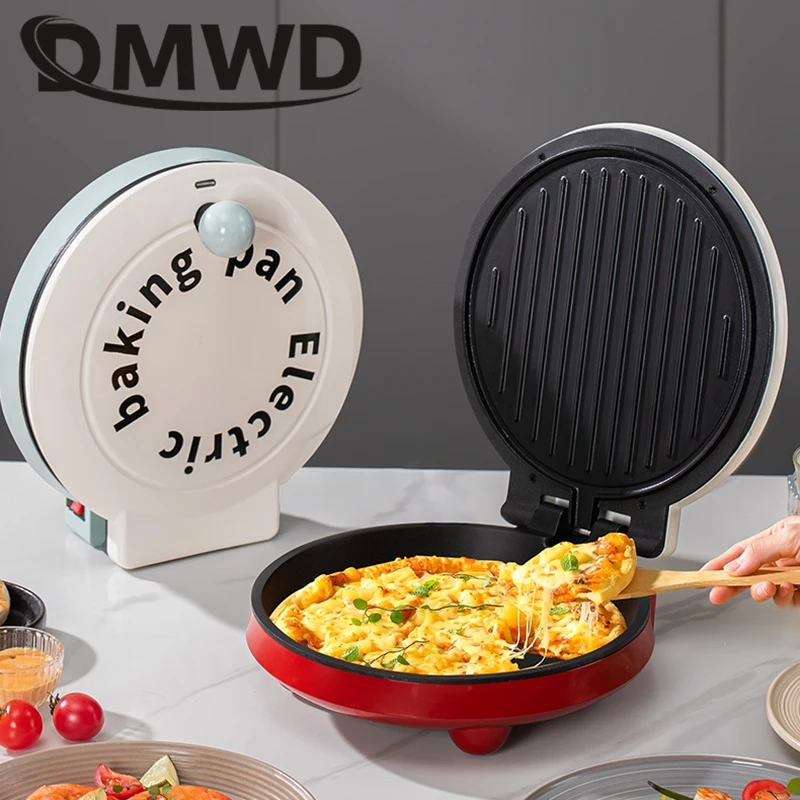 Multifunction Pizza Griddle Electric Baking Pan Double-sided Heating Crepe Maker Non-Stick Pancake Cooker Steak Grill Skillet EU