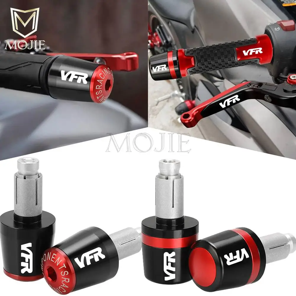 For Honda Vfr400/R Vfr700 Vfr750/F/R Vfr800/F Vfr800X Crossrunner Vfr1200/F/X Motorcycle Handlebar Ends Grips Plugs Caps Sliders