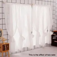 1 pièce 1:12 chambre salon meubles décoration maison de poupée Miniature rideau blanc mousseline de soie porte rideau fenêtre décor modèle 1