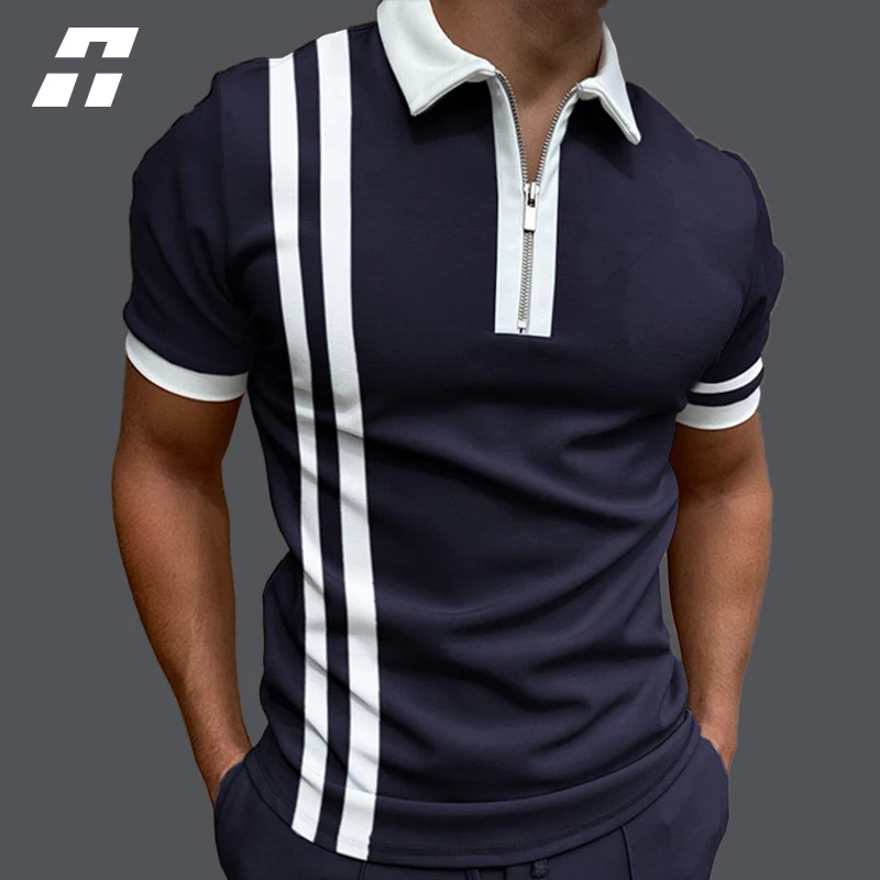 New Men Polo Shirts 2022 Summer High 