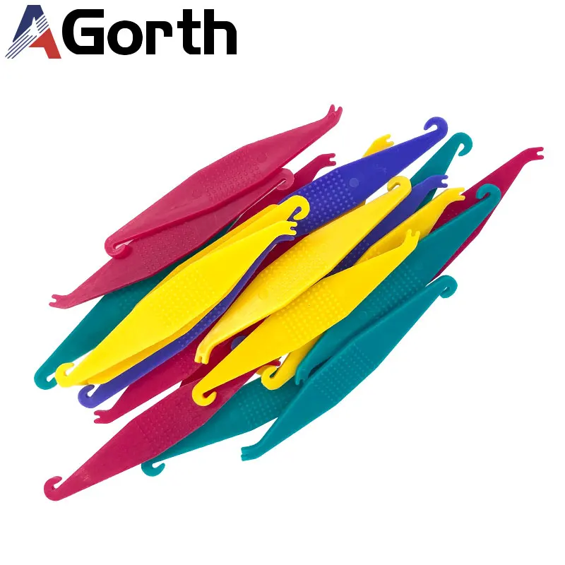50 Pz Colore Misto Dentale Ortodontico Usa E Getta Elastici Elastici Estrattore Posizionamento Gancio Elastomerico Legature Fascette Placer - Foto 7