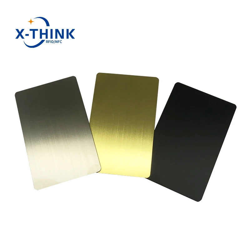맞춤형 무광 블랙 스테인리스 스틸 RFID NFC 하이브리드 원 미러 비접촉식 비즈니스