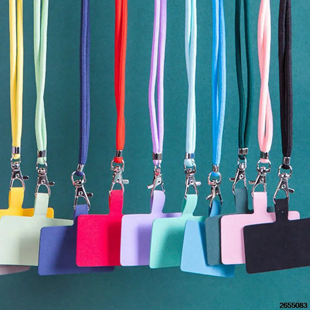 Phone Lanyard Adjustable Detachable Neck Cord Lanyard Strap carabiner Compatible pendant with card for mobile key fobs colors Phone Lanyard Adjustable Detachable Neck Cord Lanyard Strap carabiner Compatible pendant with card for mobile key fobs colors